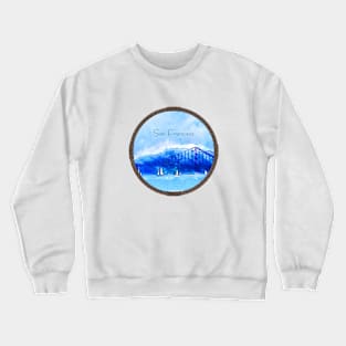 San Francisco California Harbor Crewneck Sweatshirt